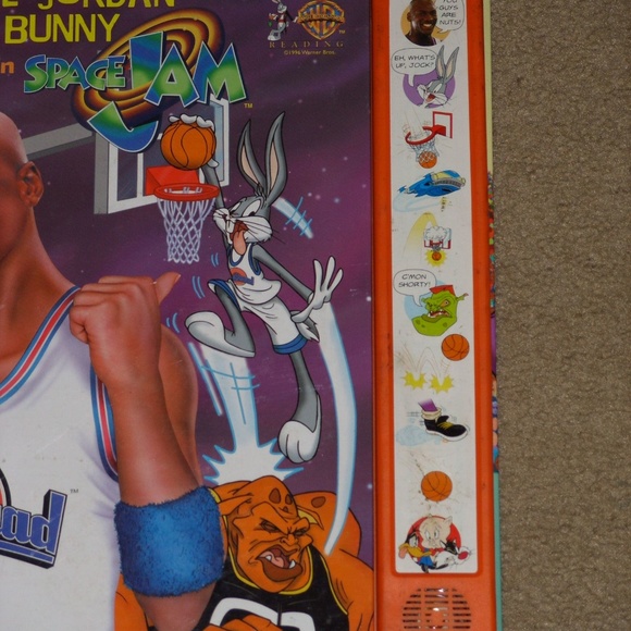 MICHAEL JORDAN BUGS BUNNY SPACE JAM BOOK - Picture 2 of 16